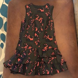 Banana Republic Jacquard print party dress